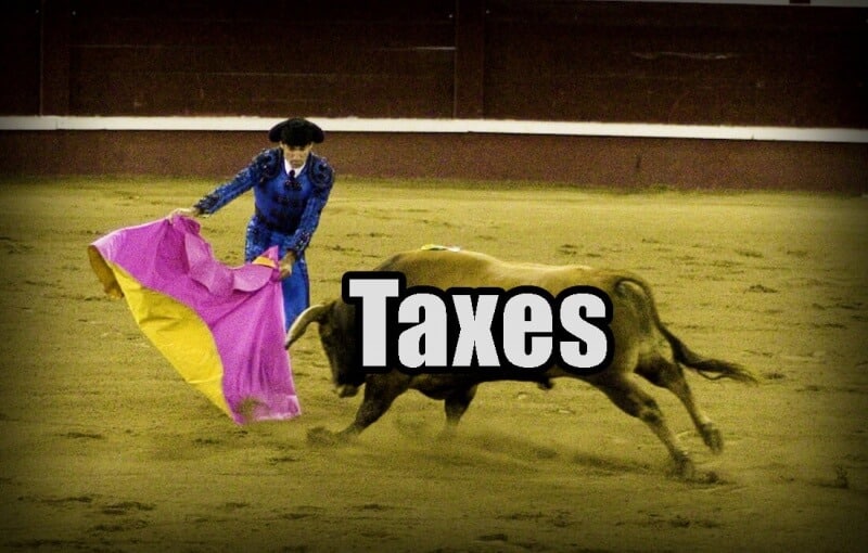 éviter les taxes toreador torero taureau