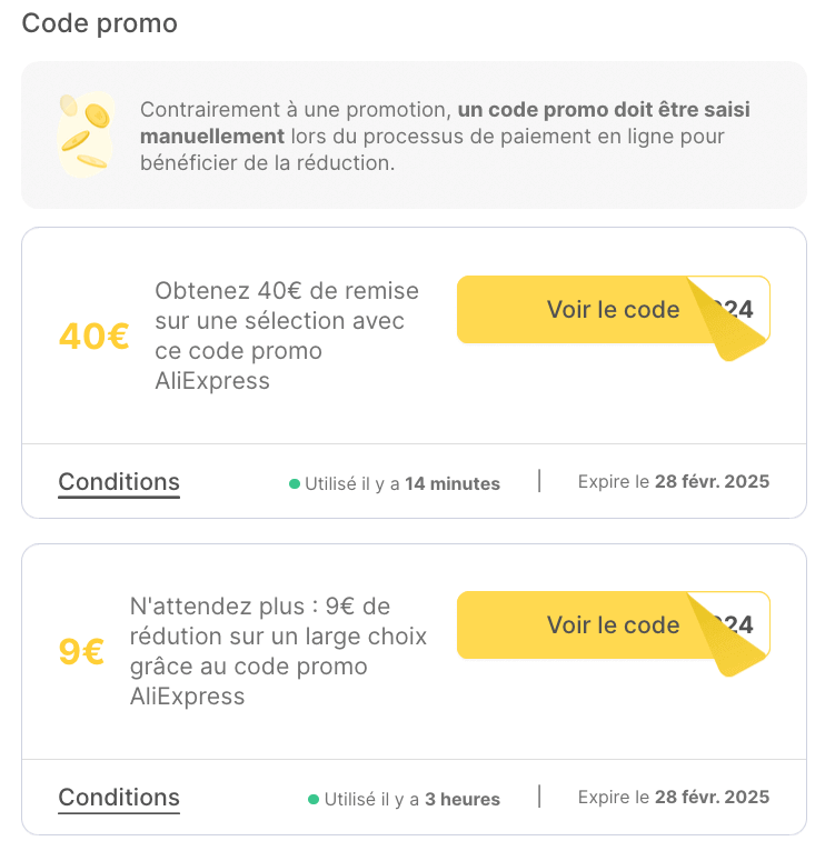 widilo avis code promo aliexpress