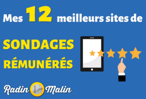 Mes 12 meilleurs sites de sondages rémunérés