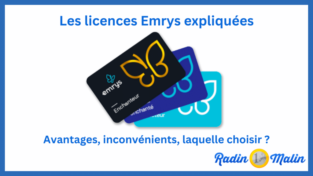 Licence Emrys : laquelle choisir (pour ne pas vous faire avoir