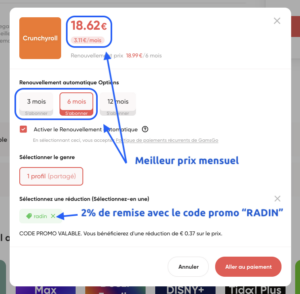 Crunbchyroll Promo Code Crunchyroll pas cher : je paie 3,11€/mois (super facile, sans VPN ...