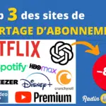 Site de partage d’abonnement