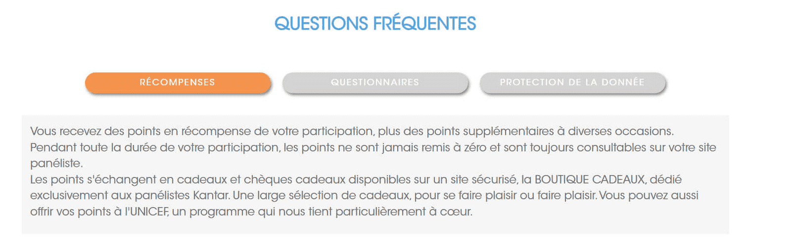 Gains et avantages Kantar