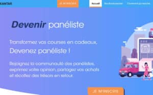 Devenir panéliste - test du site Kantar