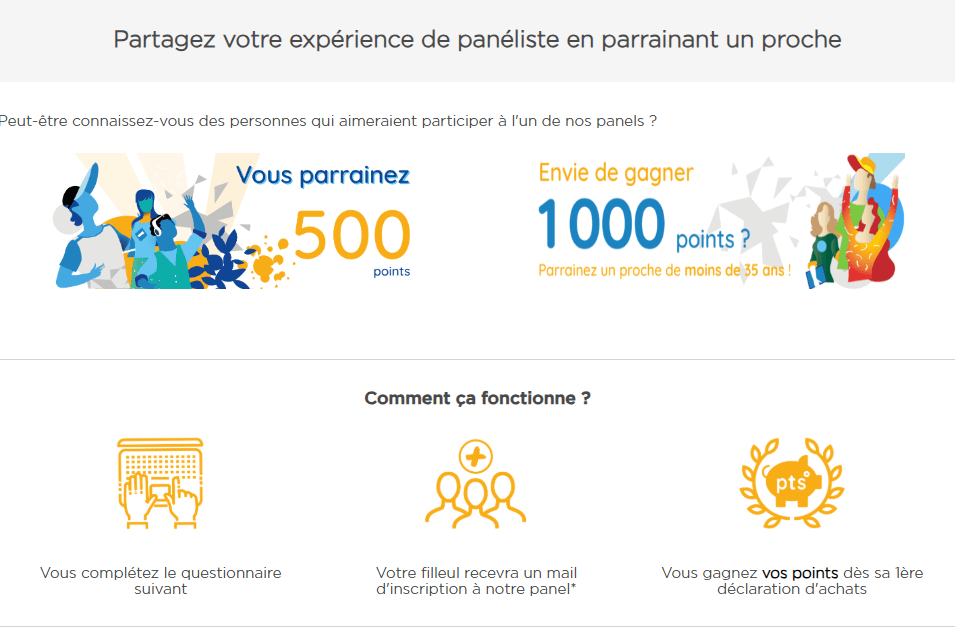 Parrainage sur Kantar