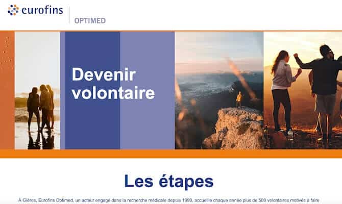eurofins optimed devenir testeur de médicaments rémunéré essais cliniques