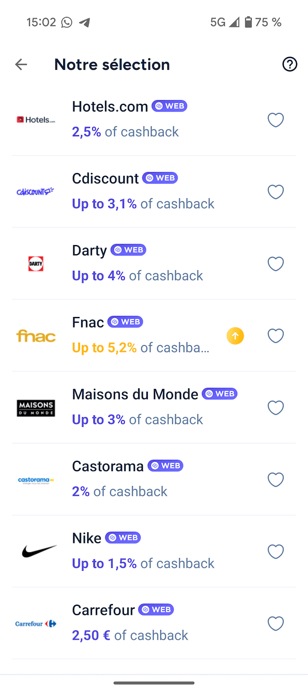 bankin cashback 2025