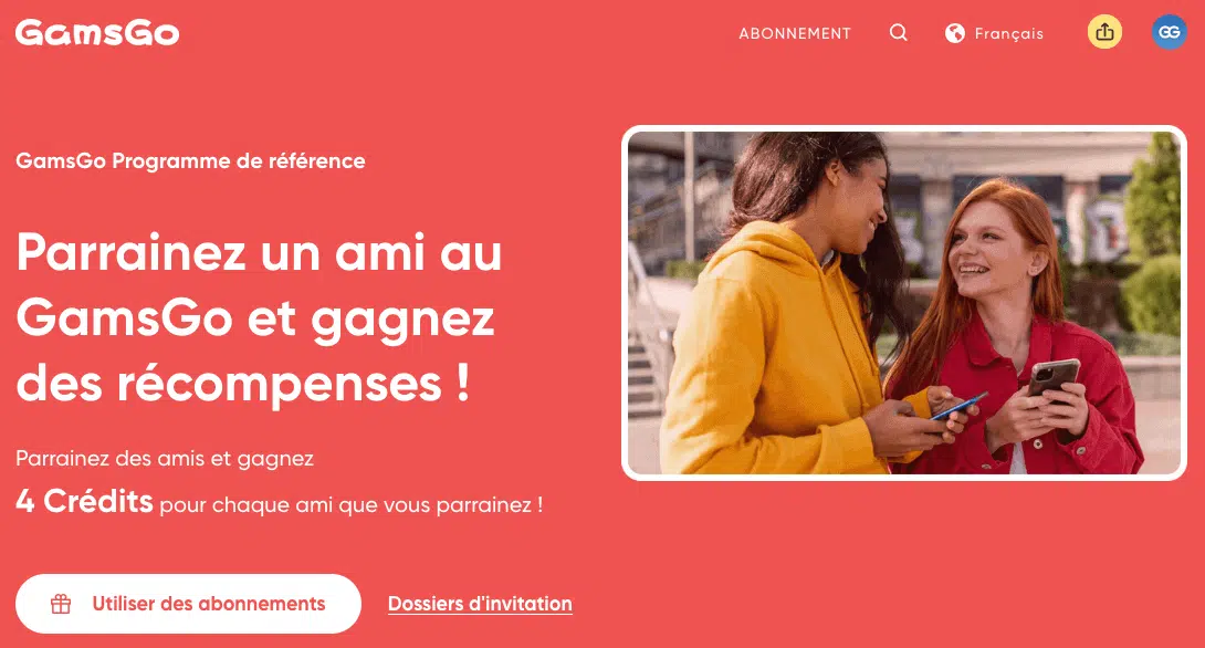 parrainage gamsgo 2025
