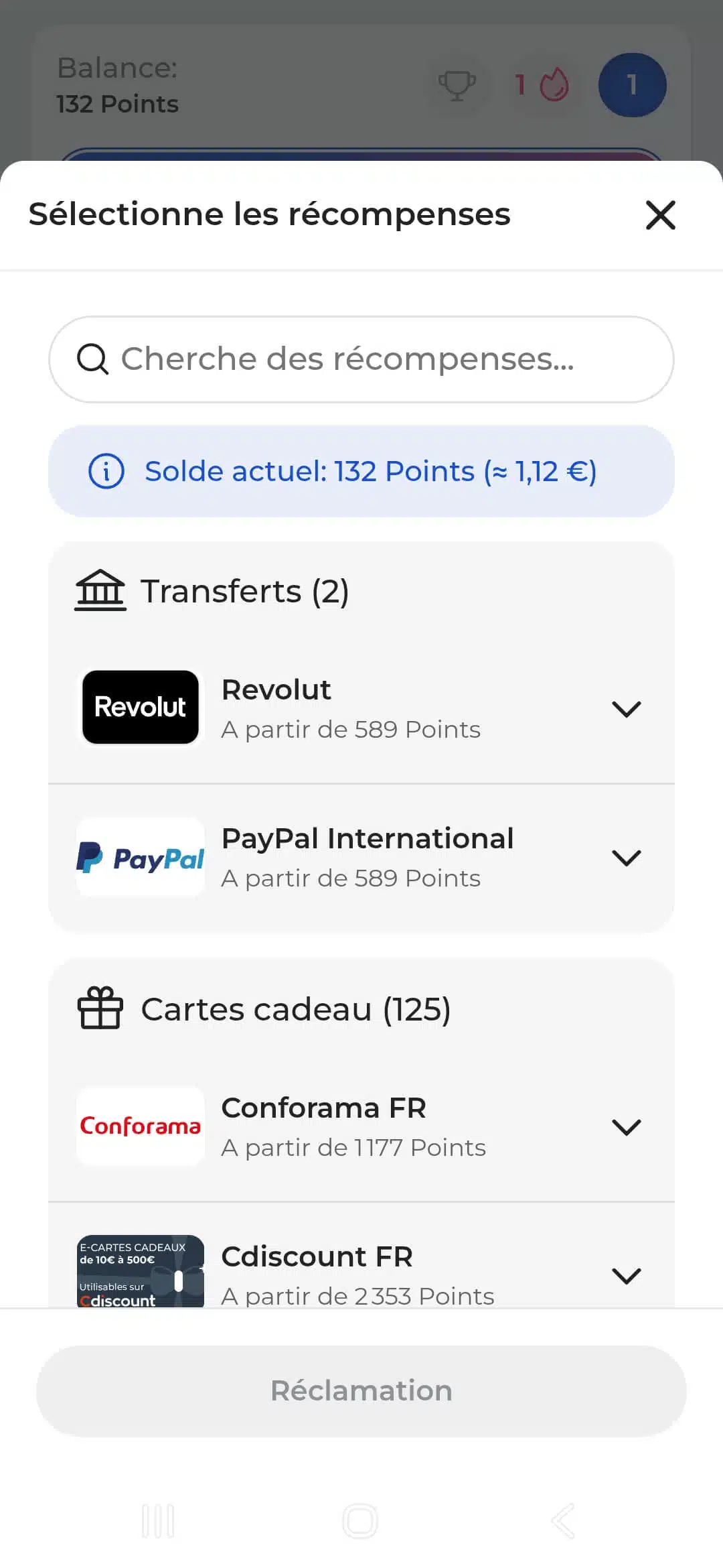 Virement et carte prépayée sur Prime Opinion