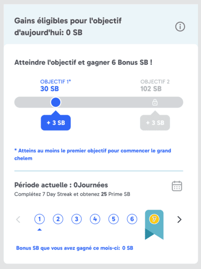 swagbucks objectif quotidien