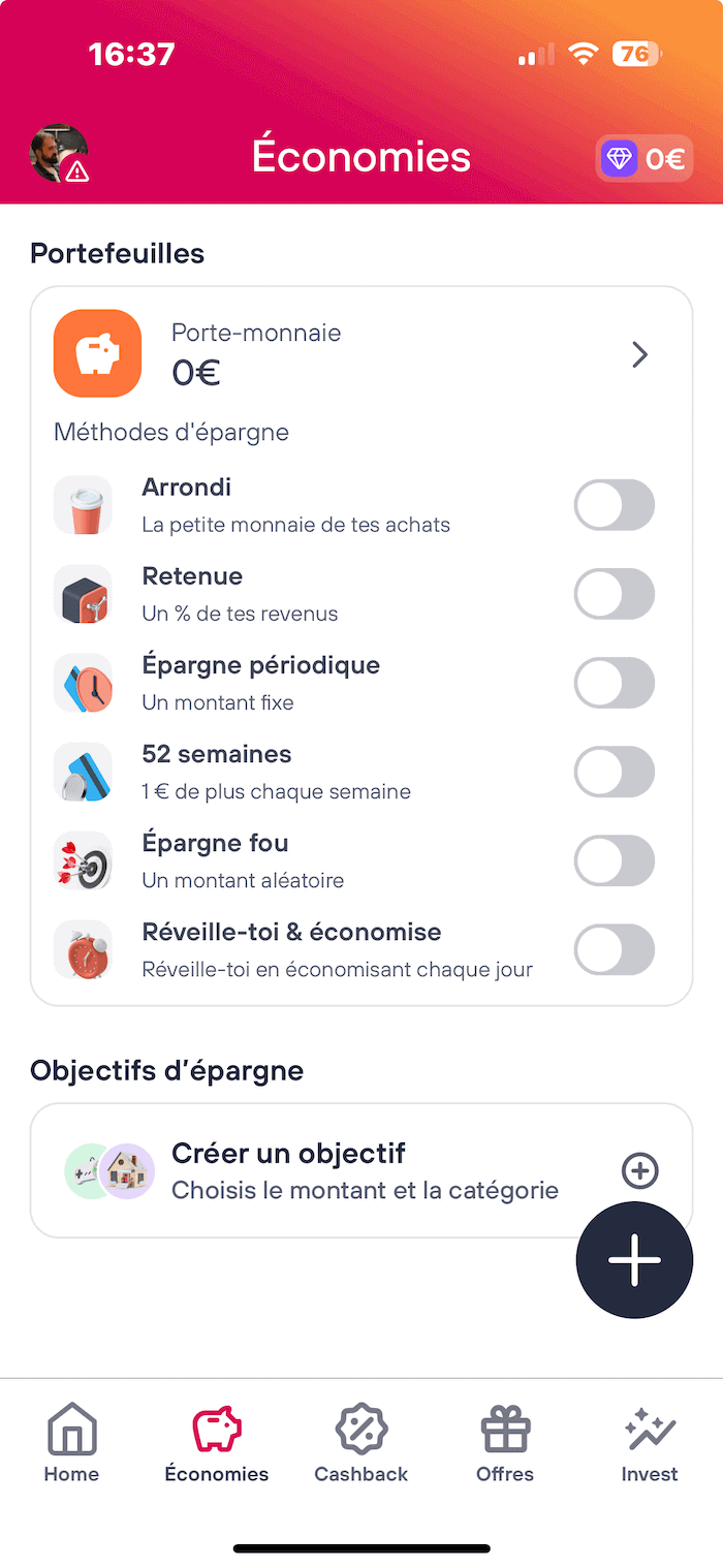 Goin application épargne automatique