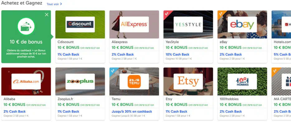 cashback swagbucks