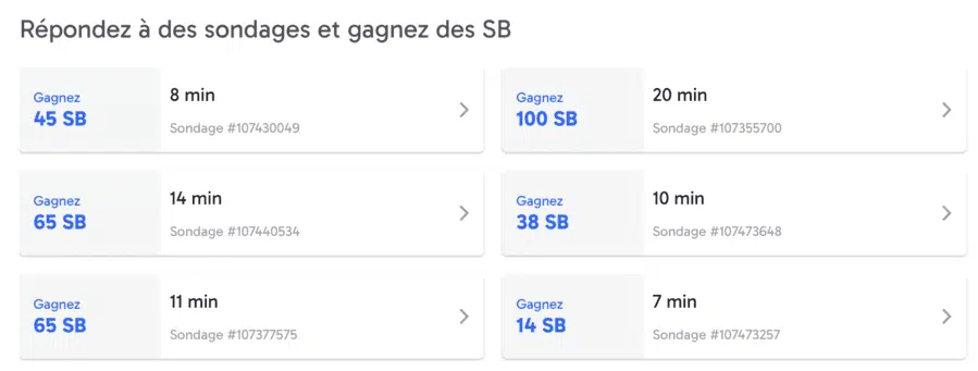 Swagbucks sondages rémunérés
