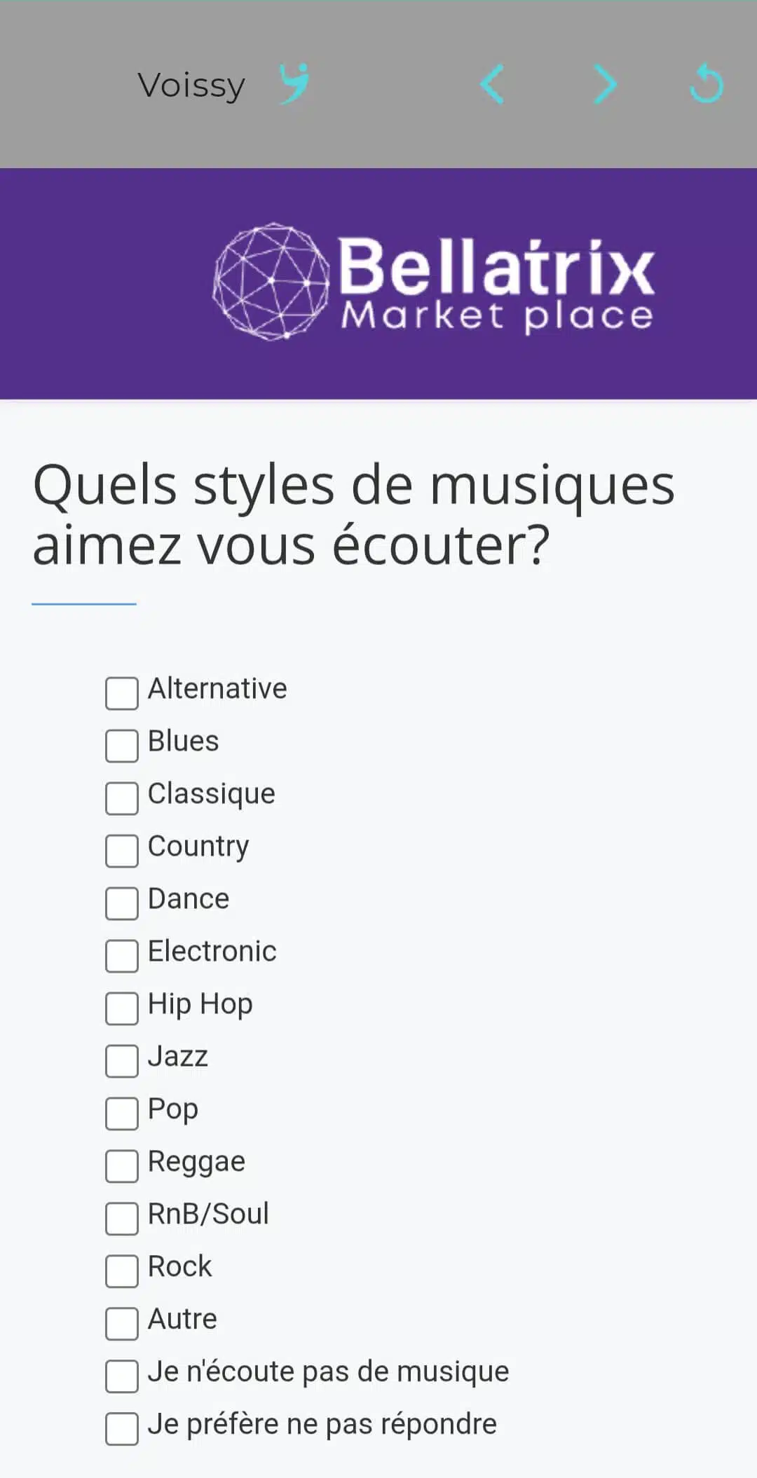 Exemple de question application Voissy