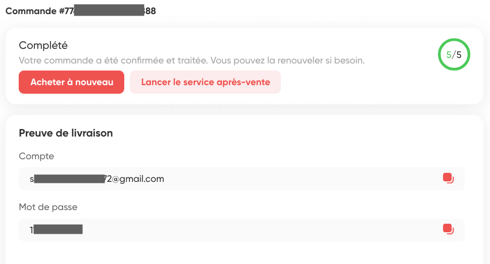 Netflix pas cher mot de passe Marketplace GamsGo
