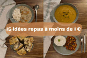 idée repas pas cher 1 euro
