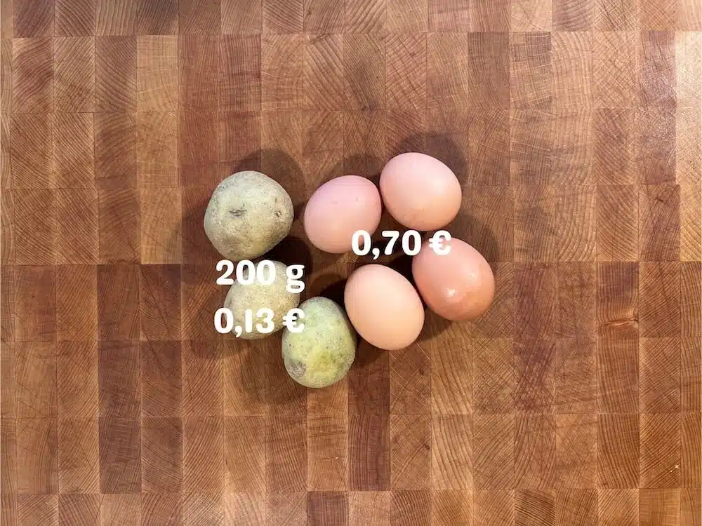 omelette pommes de terre recette