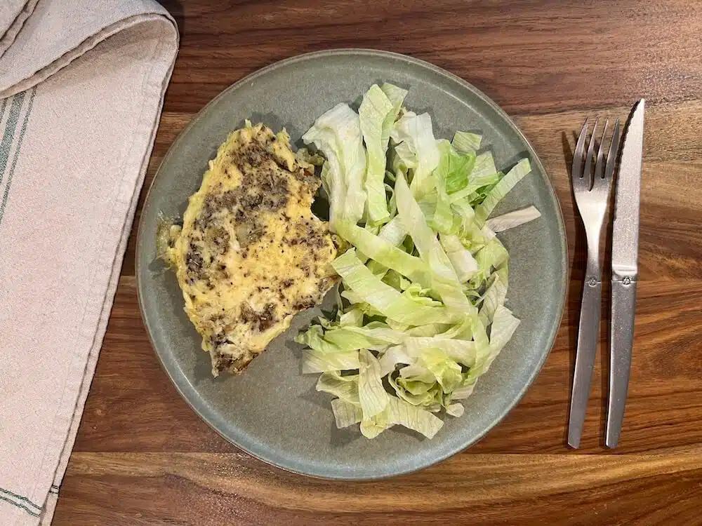 recette Omelette pommes de terre