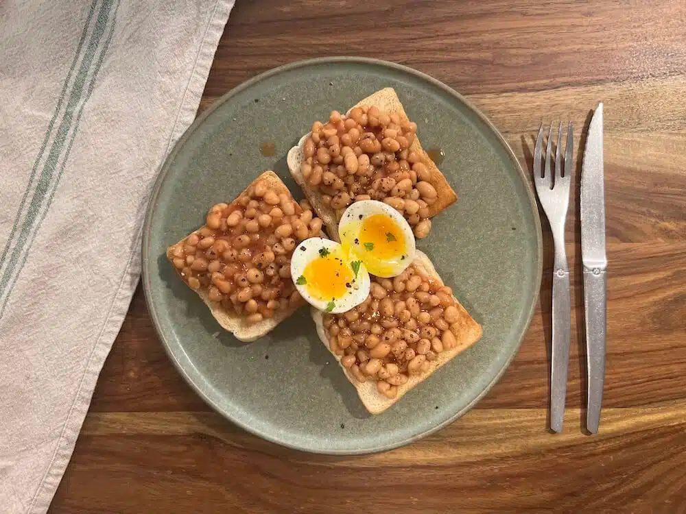 recette beans on toast