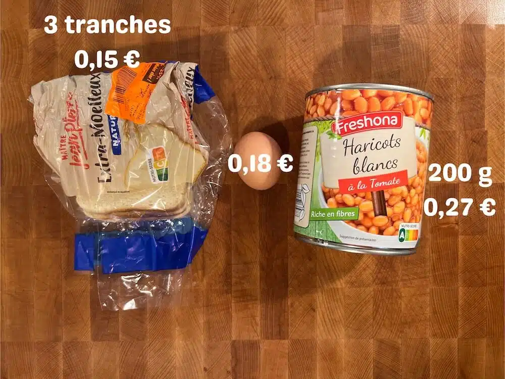 recette beans on toast