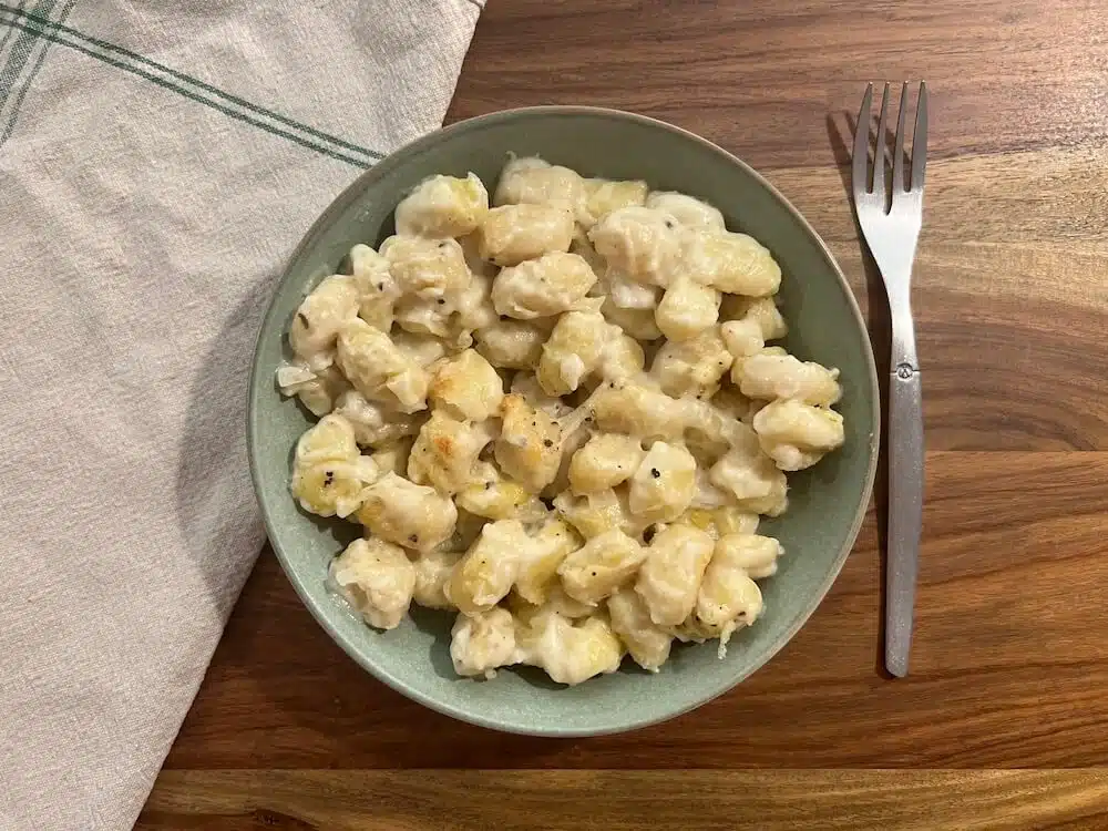 recette gratin de gnocchis