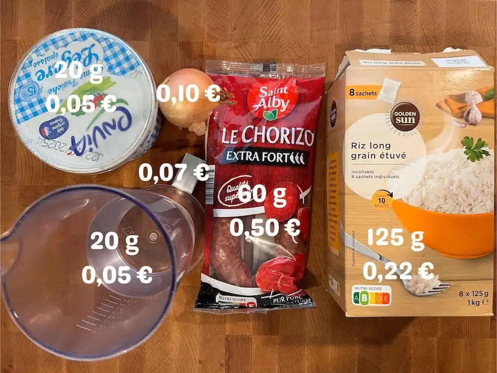 risotto au chorizo recette