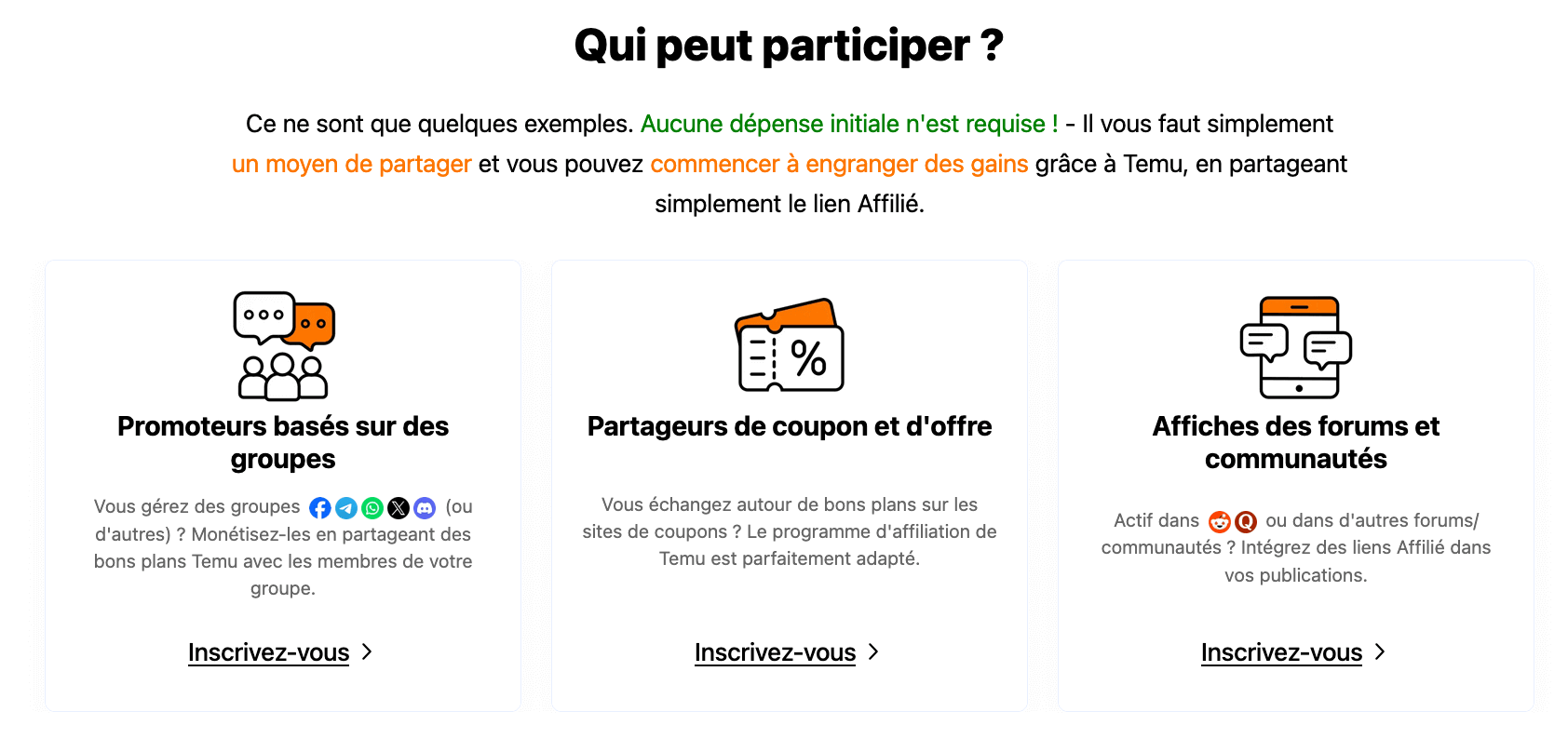 comment parrainer sur temu conditions participation