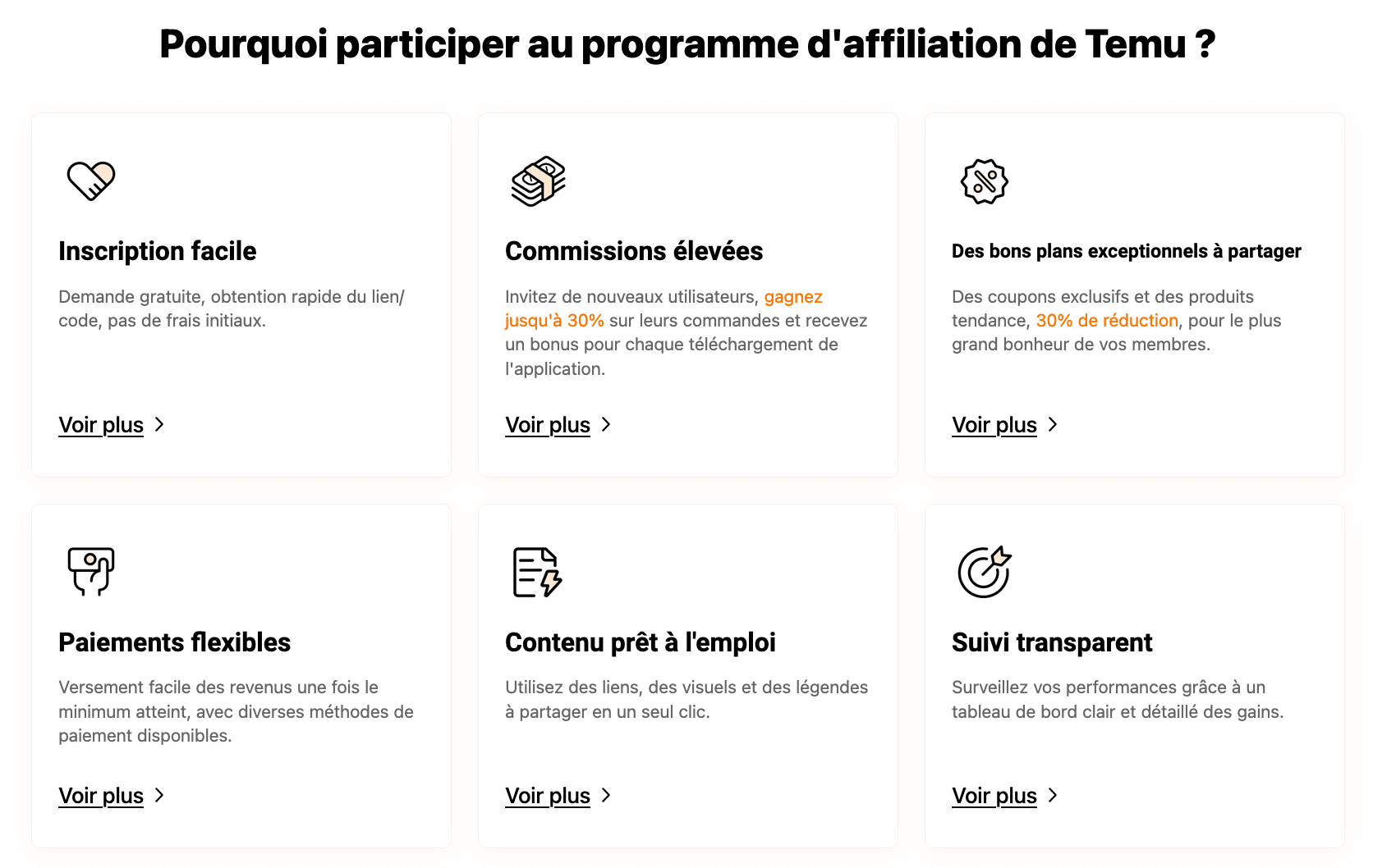 pourquoi participer au programme d'affiliation de temu parrainage
