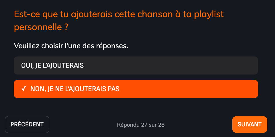 slicethepie exemple question avis musique
