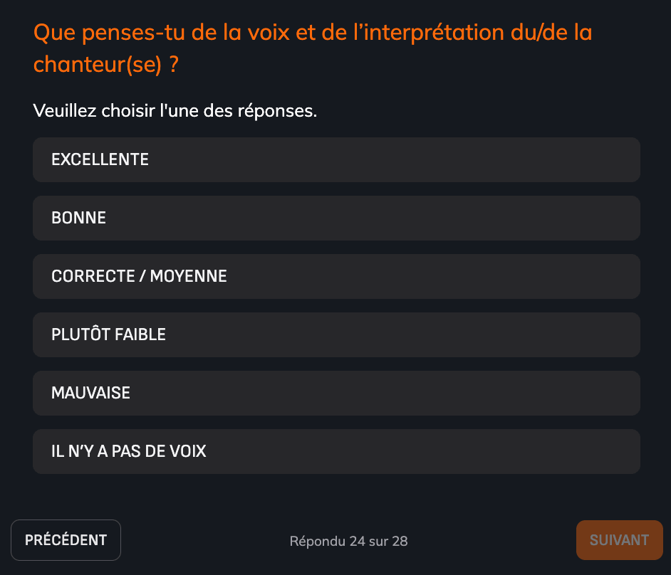 slicethepie exemple question avis musique