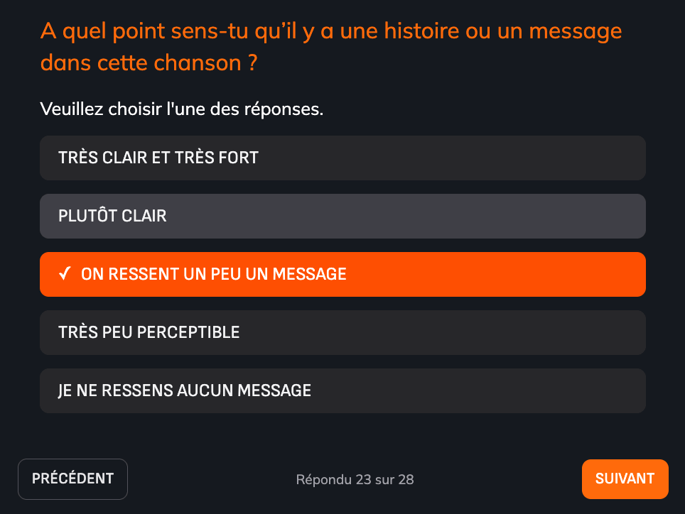 slicethepie exemple question avis musique