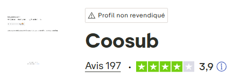 Deuxième avis Truspilot Coosub