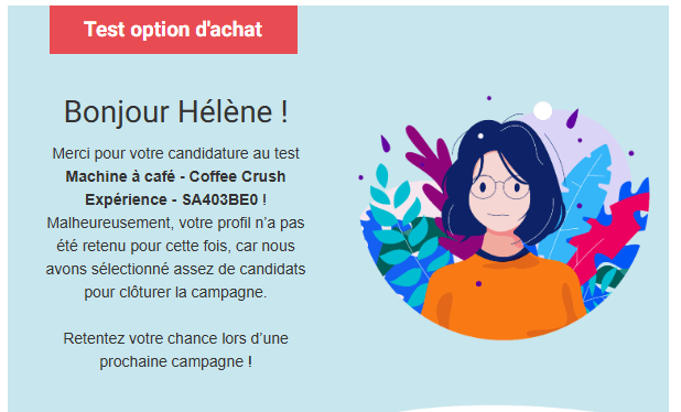 Candidature refusée Aviquali