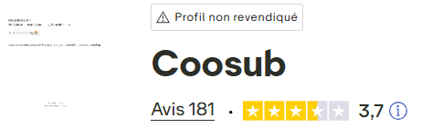 Avis Trustpilot Coosub