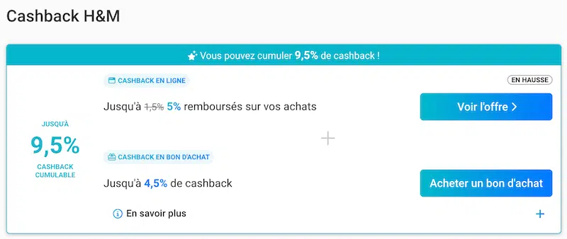 cumul cashback Poulpeo