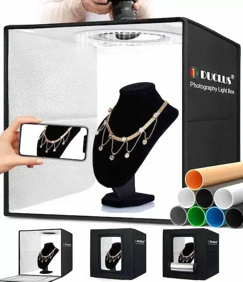 photo box pour vendre sur Vinted
