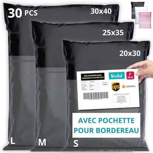 pochettes d'envoi vinted
