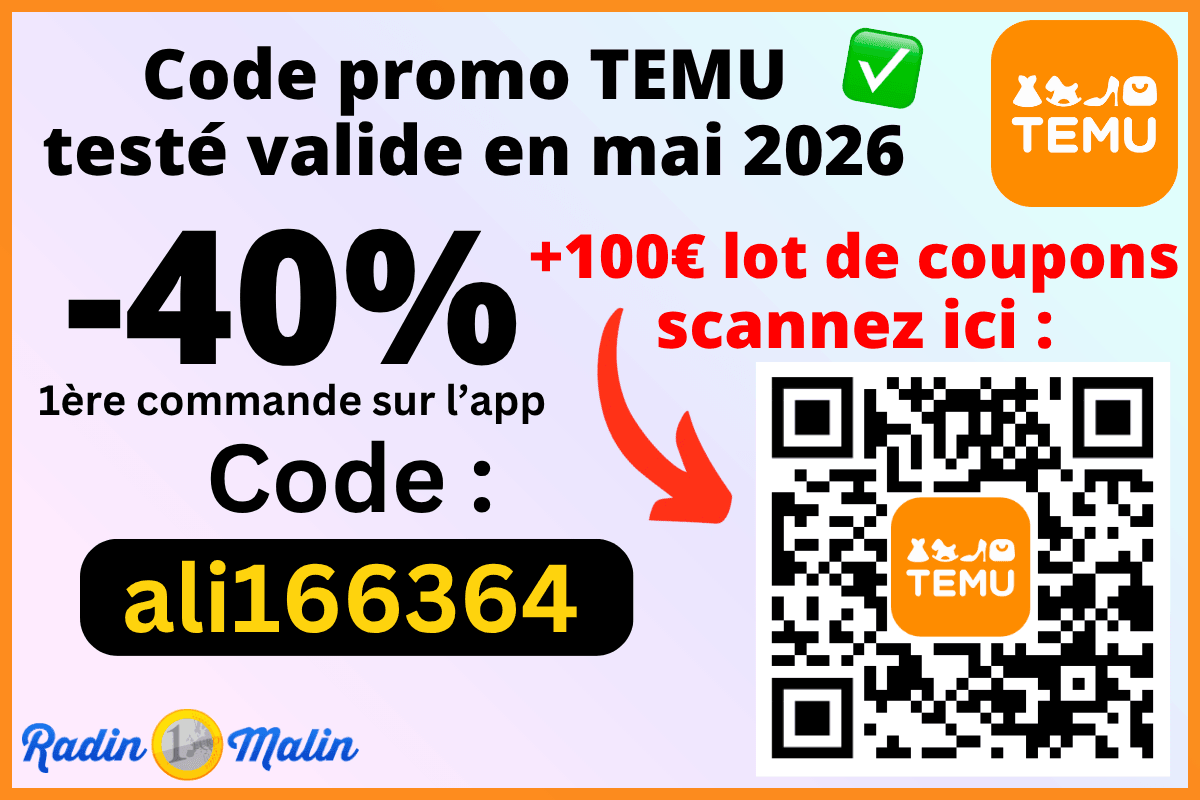 Code promo temu mai 2026