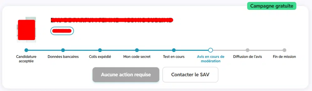 Les différentes étapes d'un test produit Aviquali