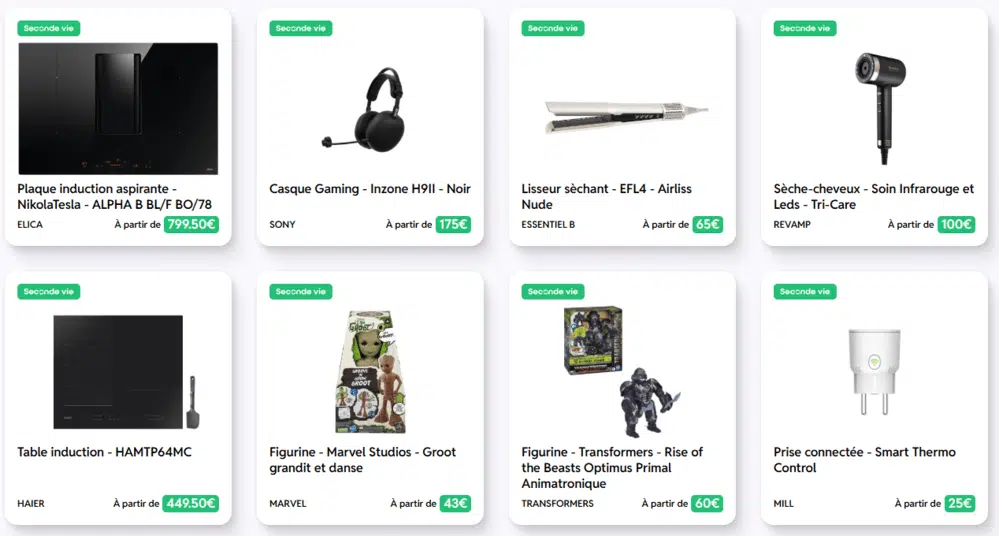 Aviquali produits en seconde vie