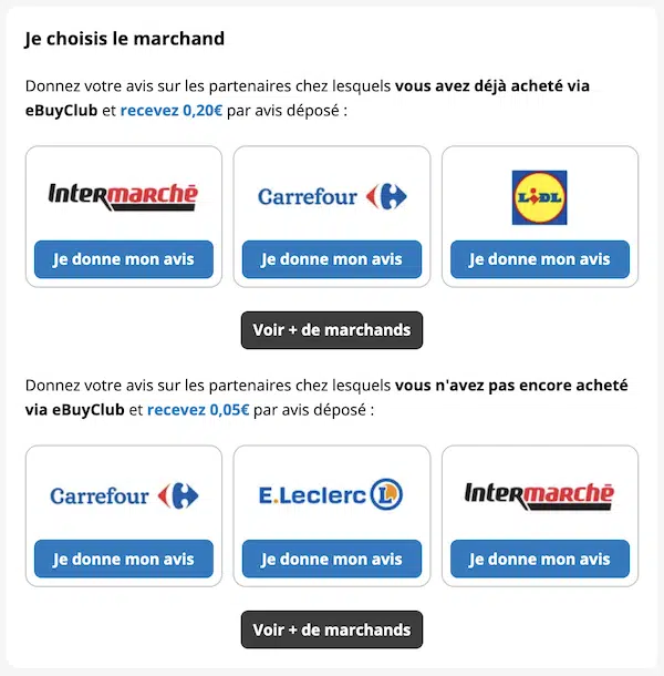 bonus avis ebuyclub