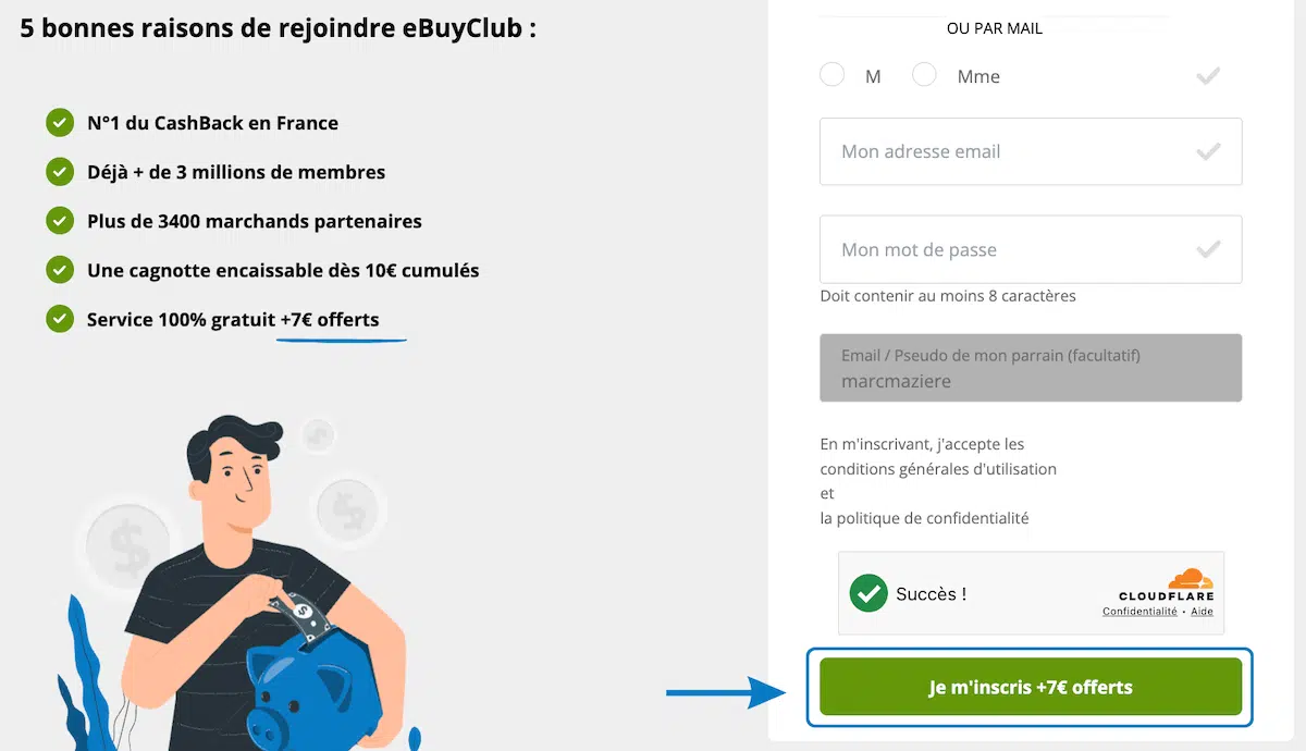 ebuyclub inscription 7 euros offerts