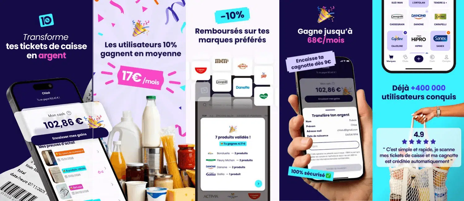 10% l'application
