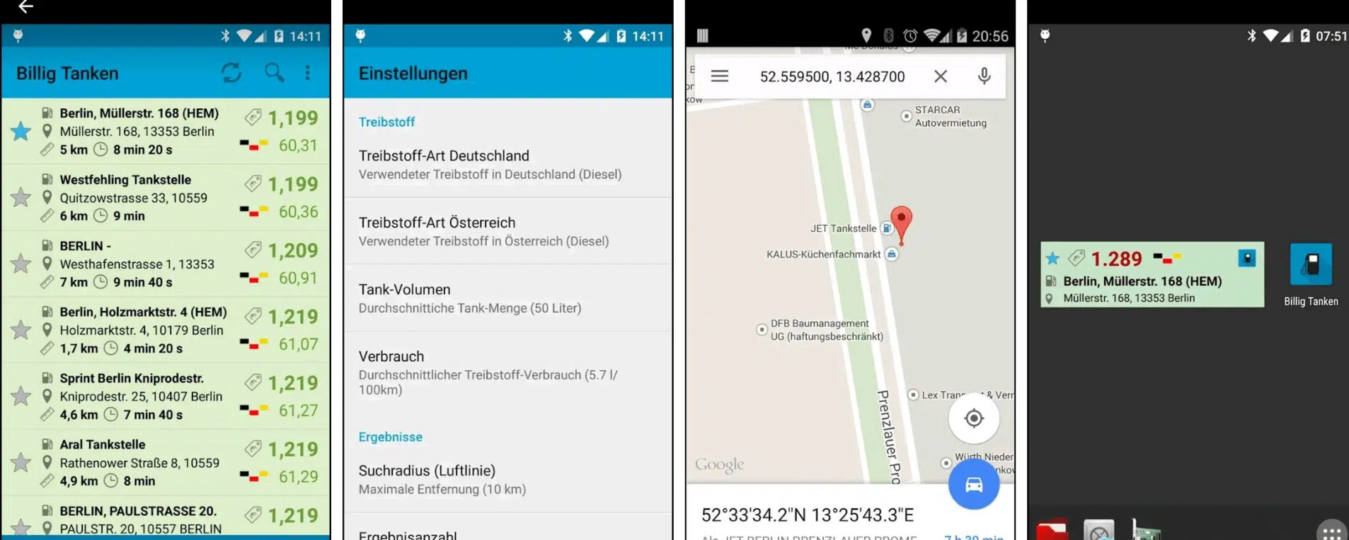 Carburant moins cher, application pour trouver du carburant pas cher