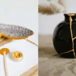 Kit de réparation de vaisselle selon l'art japonais