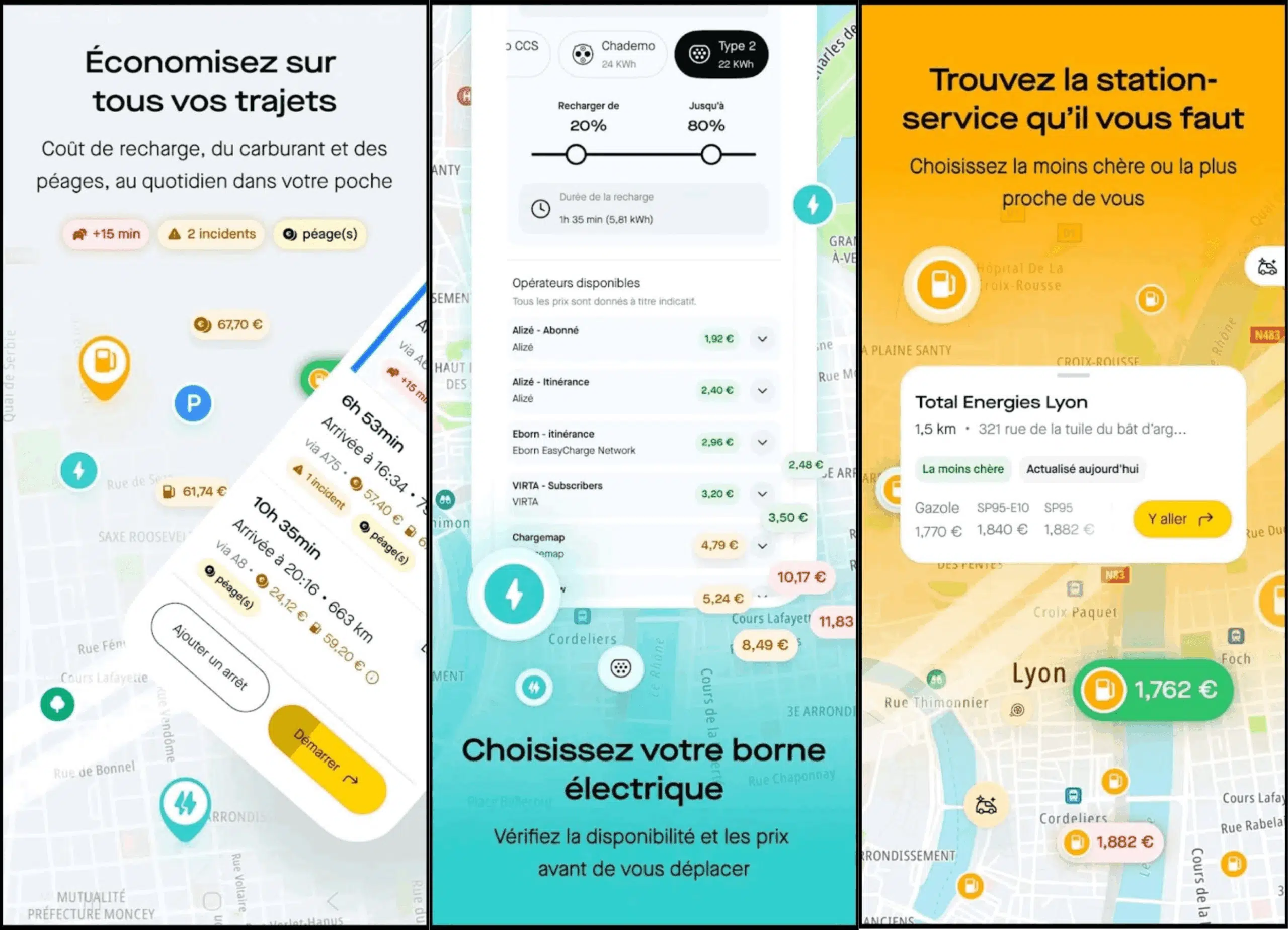 Roole Map, application pour trouver du carburant pas cher