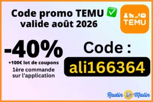 code promo temu