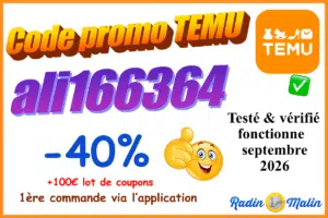 code promo temu septembre 2026
